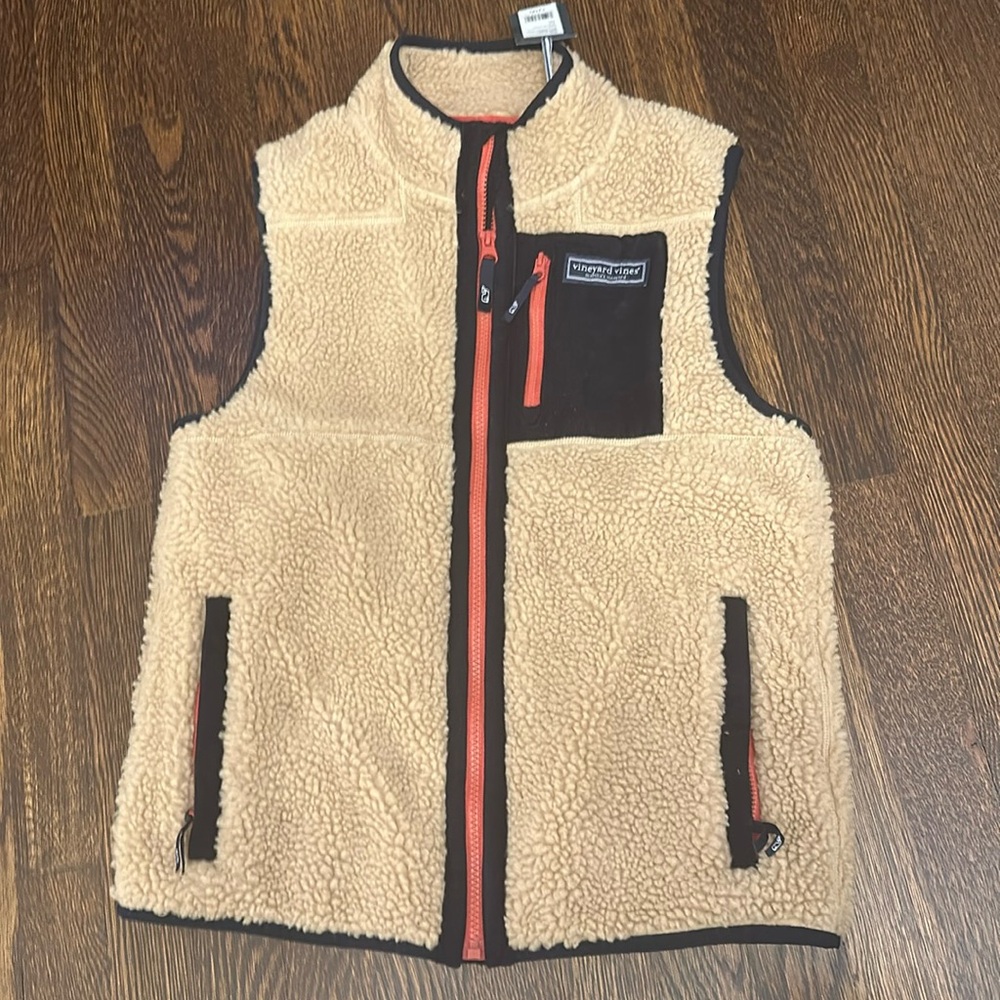 Vineyard Vines Sherpa Vest NWT